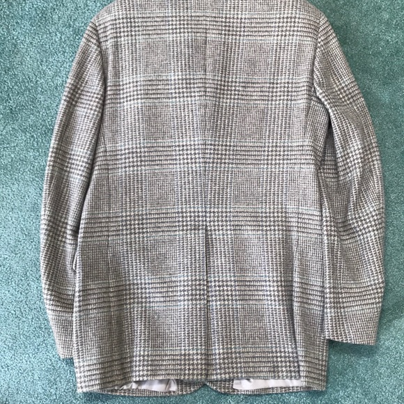 Vintage Corbin tweed blazer grey and sage - Picture 5 of 9